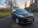 Peugeot 108 1.0 12V E-vti 68PK 3DR Automaat 2016 Zwart, Auto's, 4 stoelen, Zwart, 24 km/l, Particulier
