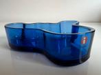 Iittala Fins Design Savoy Schaal Ultramarine Blue  140 mm, Schaal, Rond, Ophalen of Verzenden, Glas