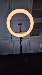 LURK Ringlamp 18 inch (45 cm) PRO.55W.Compleet., Ophalen, Zo goed als nieuw, Lamp of Flitsset