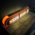 Skol bier lichtbak lichtreclame reliëf, Ophalen, Gebruikt, Lichtbak of (neon) lamp