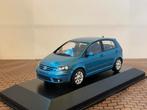 Volkswagen Golf Plus 2005 Blauw Minichamps 1:43, Ophalen of Verzenden, Zo goed als nieuw, Auto, MiniChamps