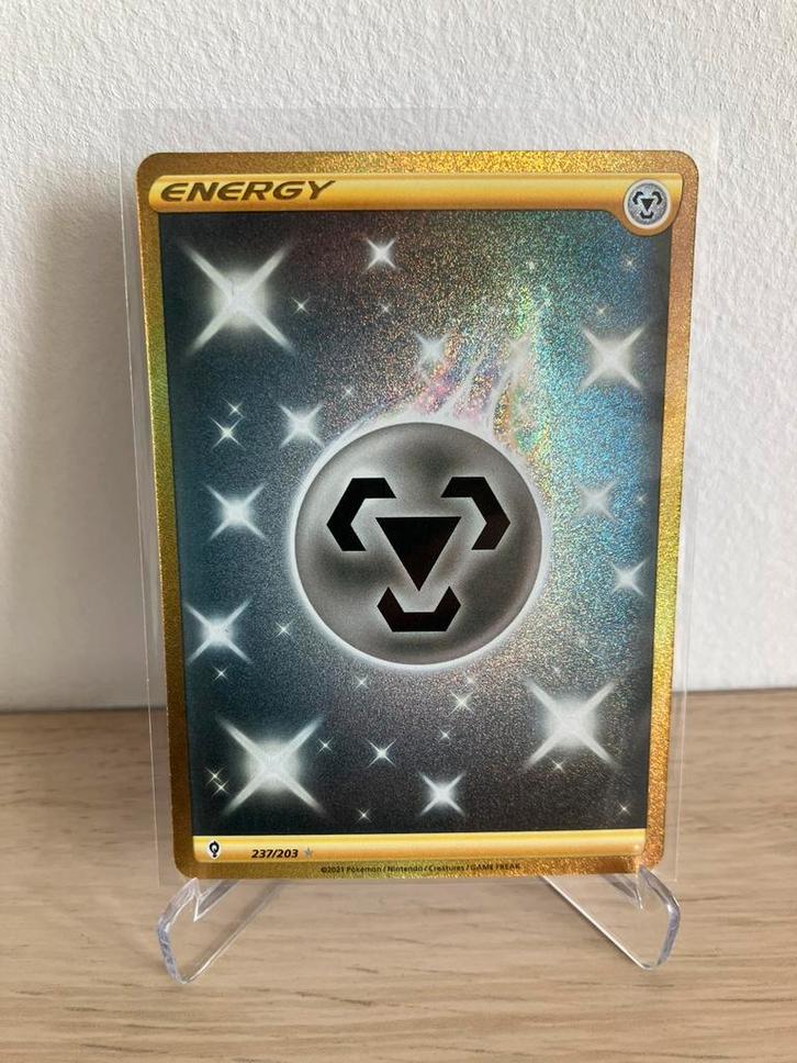Metal Energy 237/203 BOOSTERFRIS, Hobby en Vrije tijd, Verzamelkaartspellen | Pokémon, Zo goed als nieuw, Losse kaart, Foil, Ophalen of Verzenden
