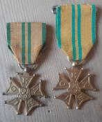 2x Medaille Nijmeegse Vierdaagse - Oudere Modellen, Ophalen of Verzenden