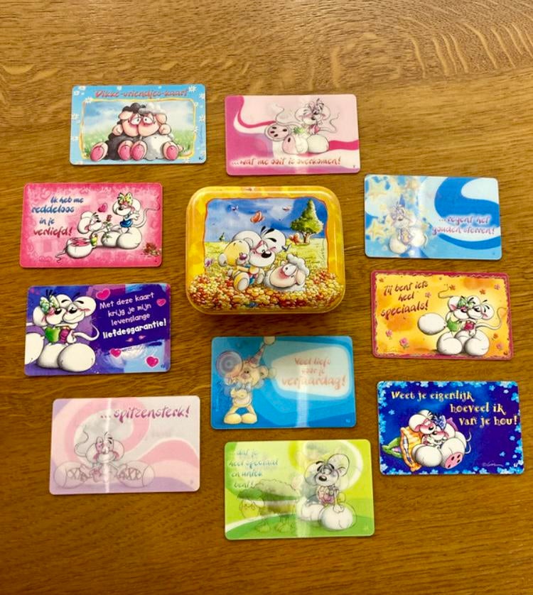 Divers Diddl: accessoires, kaarten, pasjes, blik en meer!, Verzamelen, Diddl, Nieuw, Papier, Kaart of Schrift, Verschillende figuren