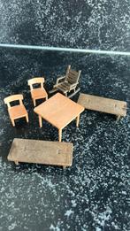 Playmobil tafel stoelen en banken, Ophalen of Verzenden, Gebruikt