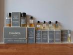 Chanel Pour Monsieur 9 vintage miniaturen, Gebruikt, Ophalen of Verzenden, Miniatuur