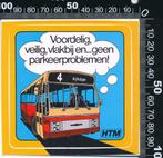 Sticker: HTM - Voordelig veilig vlakbij (Buslijn 4), Ophalen of Verzenden, Zo goed als nieuw, Bedrijf of Vereniging