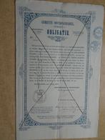 Obligatie 1000 gulden Gemeente Oostdongeradeel 1856 !!!, Ophalen, Voor 1920, Aandeel