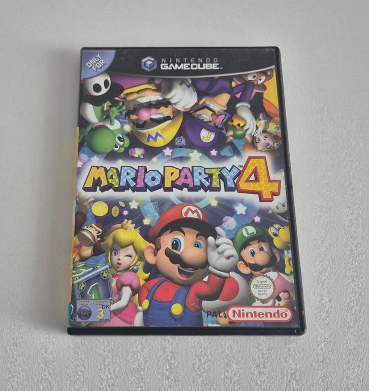 Mario Party 4 Nintendo Gamecube Game Compleet, Spelcomputers en Games, Games | Nintendo GameCube, Gebruikt, Ophalen of Verzenden