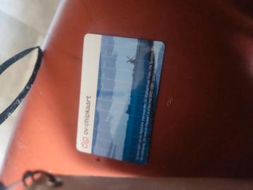 Anonieme ov chipkaart beschikbaar voor biedingen