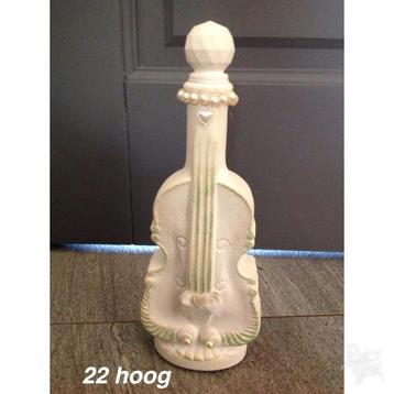 Decoratieve Viool Fles - 22cm beschikbaar voor biedingen