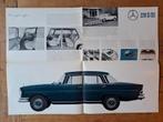 Mercedes-Benz 220 S/SE folder met bijlage - 1961, Gelezen, Ophalen of Verzenden, Mercedes