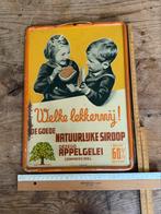 Vintage Antieke Metalen Blikken Reclame Stroop Appelgelei, Verzamelen, Ophalen of Verzenden, Zo goed als nieuw