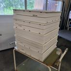 10 ZEER NETTE TL ARMATUREN 60X60 CM HF 4X14 WATT, Huis en Inrichting, Lampen | Plafondlampen, Ophalen of Verzenden, Zo goed als nieuw