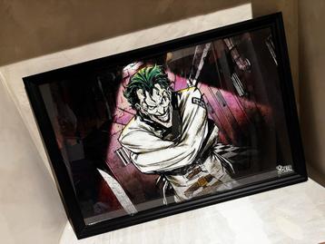 Joker Poster met Lijst - 98x68 cm beschikbaar voor biedingen