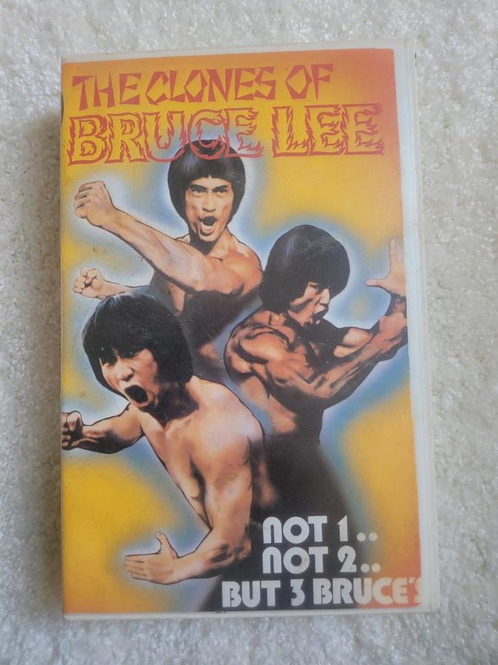 The Clones of Bruce Lee - VHS Band, Cd's en Dvd's, VHS | Film, Gebruikt, Actie en Avontuur, Vanaf 16 jaar, Ophalen of Verzenden