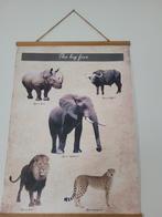 Schilderij van de Big Five, Ophalen of Verzenden, Zo goed als nieuw