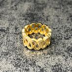 21 karaat gouden ring massief model, Ophalen of Verzenden, Nieuw, Goud, Dame