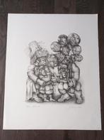 Vastenavend Krabbegat originele litho John van Kooten, Ophalen