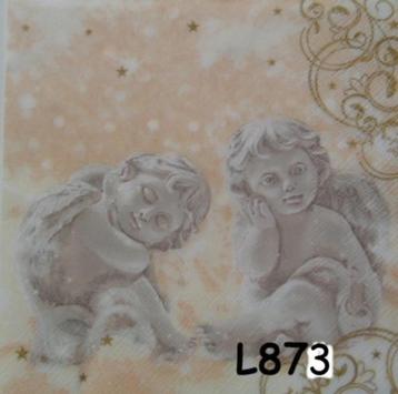 Servetten decoupage/bullet journal – engelen L873 beschikbaar voor biedingen