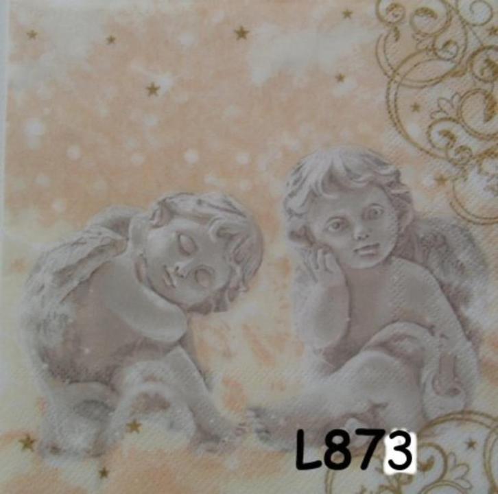 Servetten decoupage/bullet journal – engelen L873, Hobby en Vrije tijd, Knutselen, Nieuw, Materiaal, Verzenden