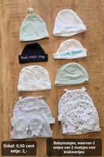 Babymutsjes, Kinderen en Baby's, Babykleding | Mutsen, Sjaals en Wanten, Muts, Maat 56, Jongetje of Meisje, Zo goed als nieuw