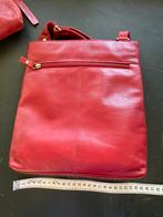 Leren Tas, BIJENKORF Collection, NIEUW, Ophalen of Verzenden, Nieuw, Rood, Handtas