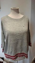 Tommy Hilfiger denim, grijs trui met ronde hals en 3/4 mouw, Maat 38/40 (M), Nieuw, Ophalen of Verzenden, Grijs