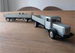 Truck plus aanhanger schaal 1:87, Ophalen of Verzenden, Zo goed als nieuw, Bus of Vrachtwagen, Overige merken