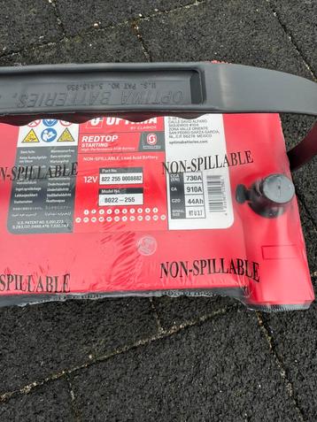 Optima red top 44 ah 730 amper start accu onderhoudsvrij beschikbaar voor biedingen