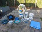 zwembad + pomp + verwarming + toebehoren, Tuin en Terras, Zwembaden, Ophalen, Gebruikt, Minder dan 80 cm, Minder dan 200 cm