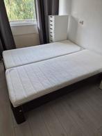 Auping Bed 160x200 - Verstelbaar, Huis en Inrichting, Ophalen, Bruin, Tweepersoons, 200 cm
