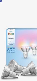 2x Philips Hue Essential GU10 - White & Color, nieuw, Huis en Inrichting, Lampen | Losse lampen, 30 tot 60 watt, Led-lamp, Nieuw