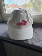 Witte Puma pet met roze logo, Puma, One size fits all, Ophalen of Verzenden, Pet