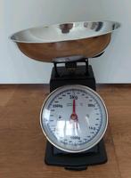 Analoge keukenweegschaal, zwart, Ophalen of Verzenden, Zo goed als nieuw, Keukenweegschaal, Minder dan 10 kg