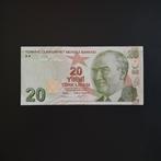 20 lira Turkije #005, Postzegels en Munten, Bankbiljetten | Europa | Niet-Eurobiljetten, Verzenden, Overige landen, Los biljet
