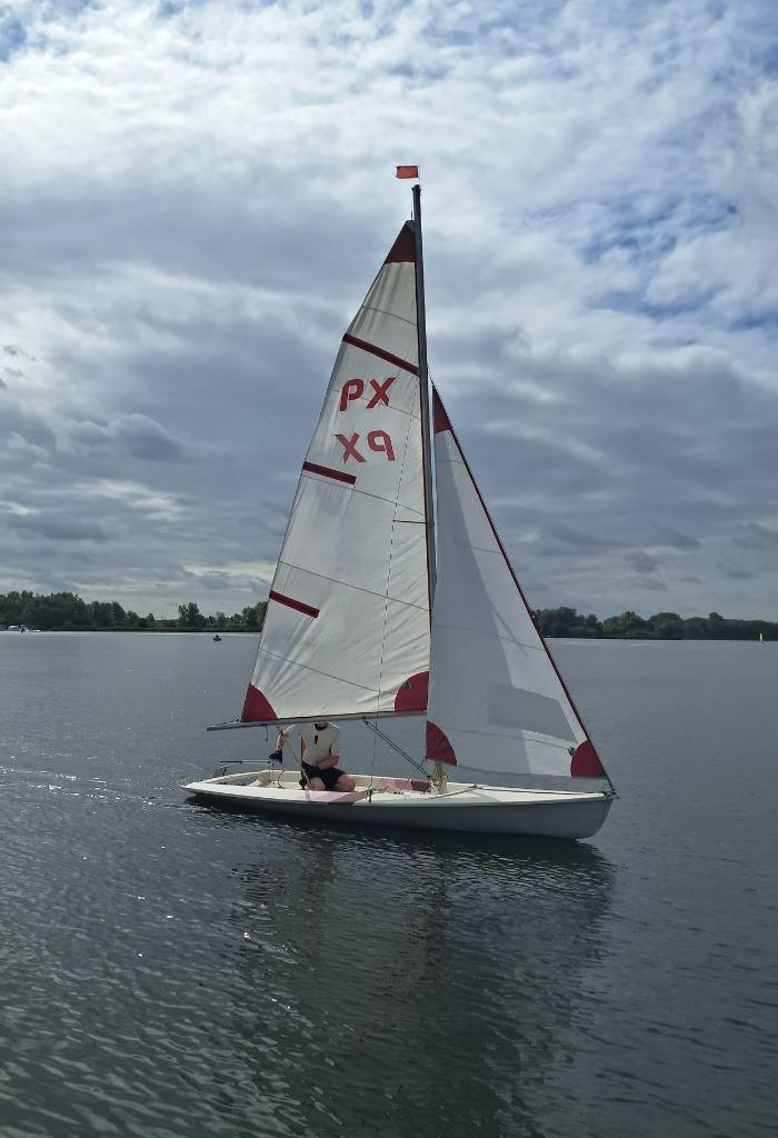 Sailart PX 15 zeilboot, Watersport en Boten, Open zeilboten, Gebruikt, Overige typen, 3 tot 6 meter, Polyester, Geen motor, Diesel
