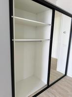 Mooie grijze kledingkast met schuifdeuren, nieuw!, Ophalen, Met deur(en), 200 cm of meer, Zo goed als nieuw