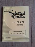 Rubank Selected Duets for Flute Vol. 1, Gebruikt, Klassiek, Dwarsfluit of Piccolo, Ophalen of Verzenden