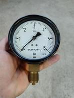 Drukmeter 0-5 Bar - Nieuwstaat, Doe-het-zelf en Verbouw, Meetapparatuur, Ophalen of Verzenden