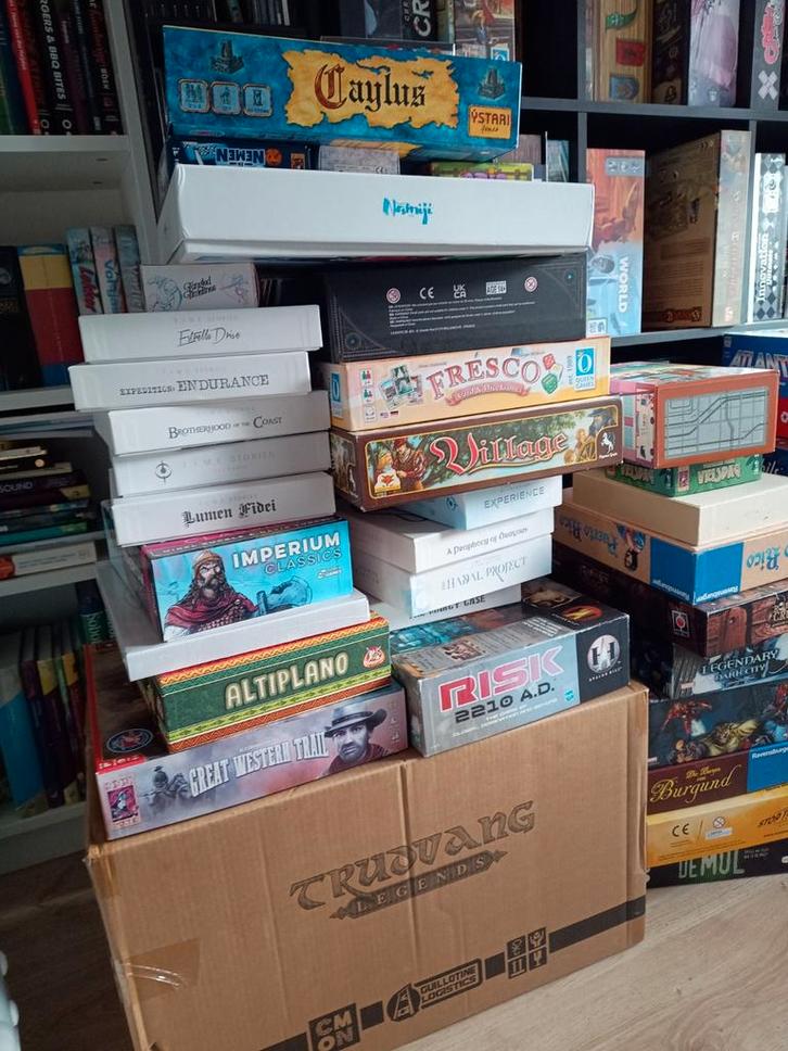 Grote Partij Bordspellen - Kickstarters!, Hobby en Vrije tijd, Gezelschapsspellen | Bordspellen, Zo goed als nieuw, Ophalen of Verzenden