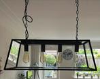 Eet en salontafel hang lamp, Ophalen, Zo goed als nieuw, Glas