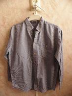 Net breed blauw wit overhemd BAKITO BIJENKORF 152 zgan, Overhemd of Blouse, Ophalen of Verzenden, Zo goed als nieuw, Bijenkorf