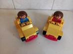 Duplo 2x Auto met trekhaak én chauffeur, Kinderen en Baby's, Speelgoed | Duplo en Lego, Ophalen of Verzenden, Gebruikt, Duplo