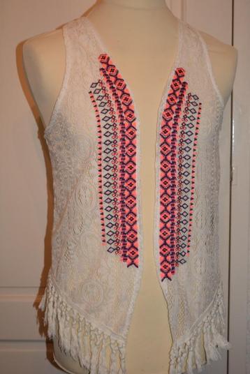 Miss America, leuk folklore kanten gilet/vestje, mt 40/42 beschikbaar voor biedingen
