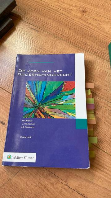 L. Timmerman - De kern van het ondernemingsrecht beschikbaar voor biedingen