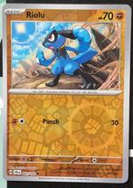 Pokemon - Riolu (SCR 081) Reverse holo!, Ophalen of Verzenden, Nieuw, Losse kaart, Foil