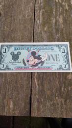 Disney dollar eerste druk uit 1987, Postzegels en Munten, Bankbiljetten | Amerika, Ophalen of Verzenden