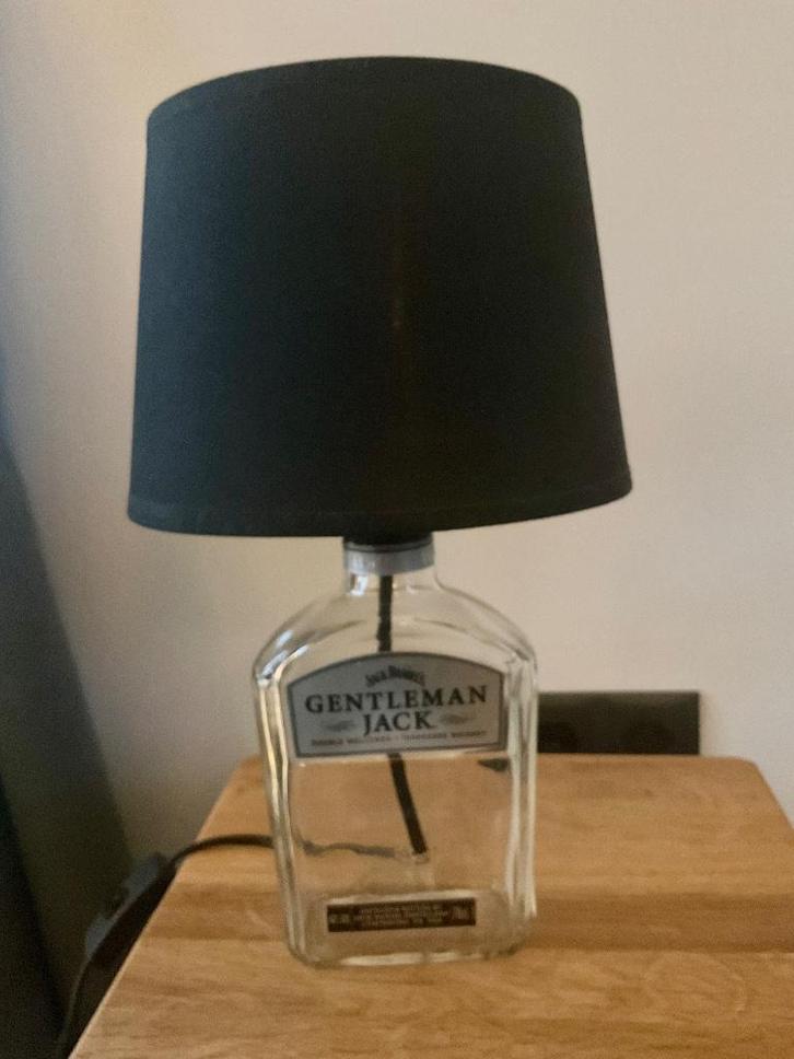 Nieuw Jack Daniel’s Gentleman tafellamp.kies zelf de kap ‼️, Huis en Inrichting, Lampen | Tafellampen, Nieuw, Minder dan 50 cm