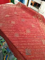 Klassiek Wandkleed/Tafelkleed met Latijnse Tekst, Ophalen, 100 tot 150 cm, Klassiek, Zo goed als nieuw